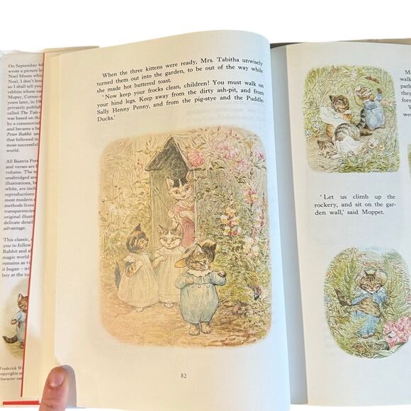 The Classic Tales of Beatrix Potter | 1987 | Vintage Cottagecore Book - Picture 7 of 10
